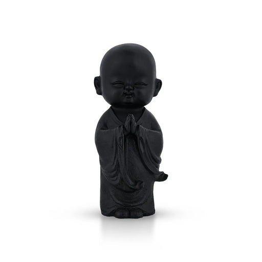 Namaste Buddha Monk Statue - 8.5 X 2.75 Inches | Standing Resin Statue/ Buddhist Monk Doll For Positive Energy - Fibre Murties