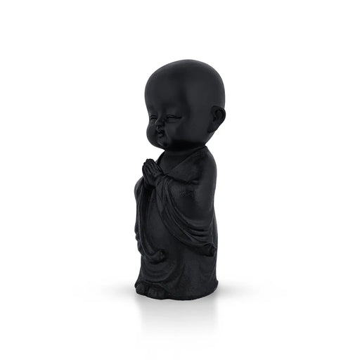 Namaste Buddha Monk Statue - 8.5 X 2.75 Inches | Standing Resin Statue/ Buddhist Monk Doll For Positive Energy - Fibre Murties