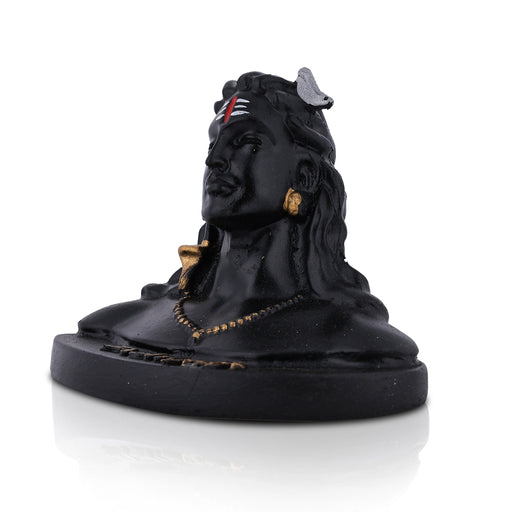 Adiyogi Shiva Statue - 3 X 3.5 Inches | Adiyogi Statue/ Resin Statue/ Adiyogi Murti For Home Decor - Fibre Murties