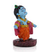 Krishna Murti Standing On Base - 4 X 2.5 Inches | Marble Dust Murti/ Coloured Krishna Idol For Home Decor - Fibre Murties