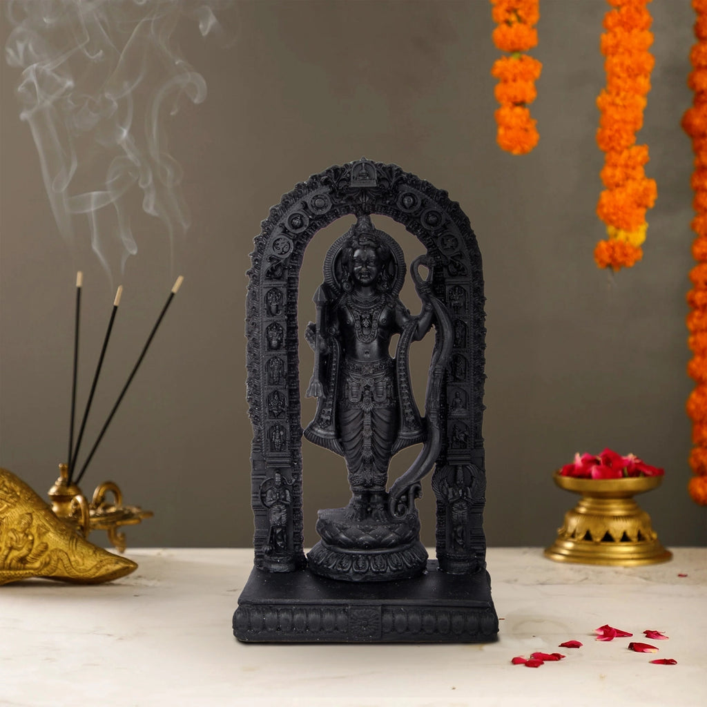 Ayodhya Rama Idol - 7 Inches | Resin Statue/ Ramar Statue for Pooja