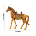 Horse Statue - 6.5 x 7 Inches | Horse Figurine/ Horse Sculpture/ Resin Statue for Pooja - Table Stand Accessories