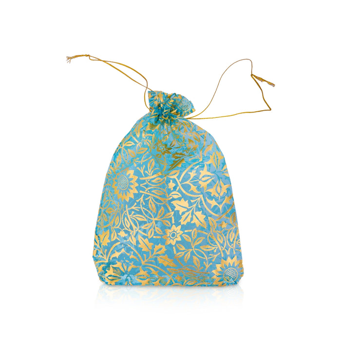 Thamboolam Bag Set - 8.5 x 5.5 Inches | 10 Pcs/ Return Gift Pouch / Tambulam Bag for Religious Ceremonies
