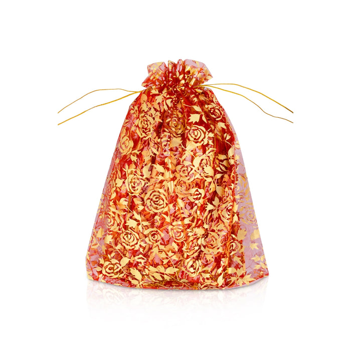 Thamboolam Gift Bag Set - 10 x 8 Inches | 10 Pcs/ Reusable Gift Bag / Tambulam Carry Bag for Weddings