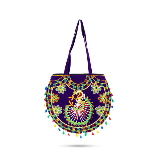 Designer Handbag - 15.5 x 16 Inches | Rajkot Type Hand Bag/ Stylish Bag for Women & Daily Use - Bags & Pouches