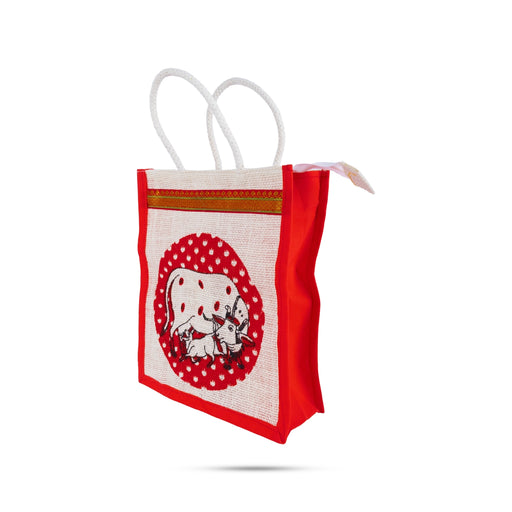 Hand Bag - 10 x 8 Inches | Shopping Bag/ Carry bag/ Cloth Bag/ Canvas Bag/ Tote Bag for Women - Bags & Pouches