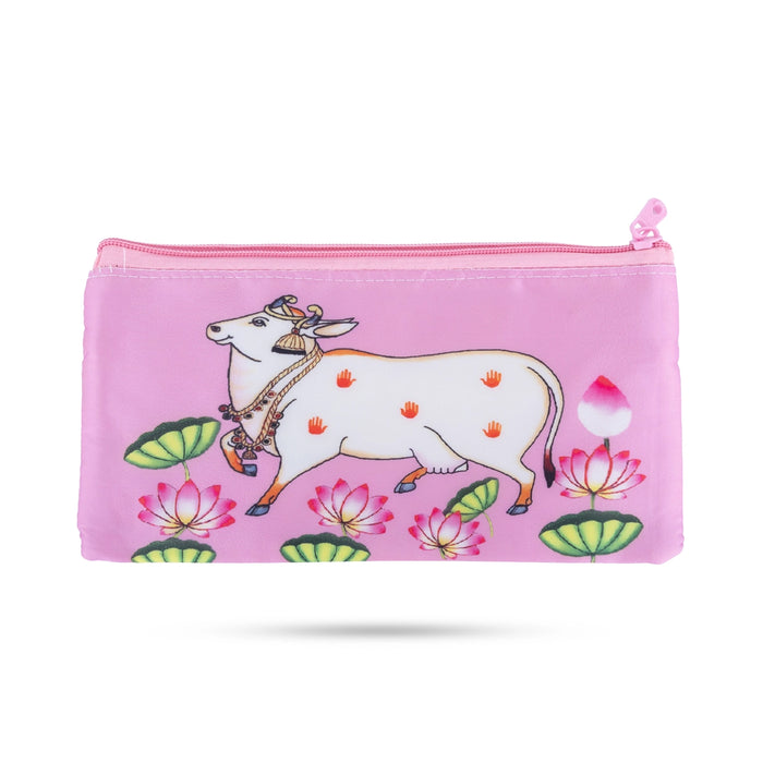 Hand Purse With Zip - 5 X 9.5 Inches | Hand Pouch/ Hand Wallet For Daily Use And Travel Storage