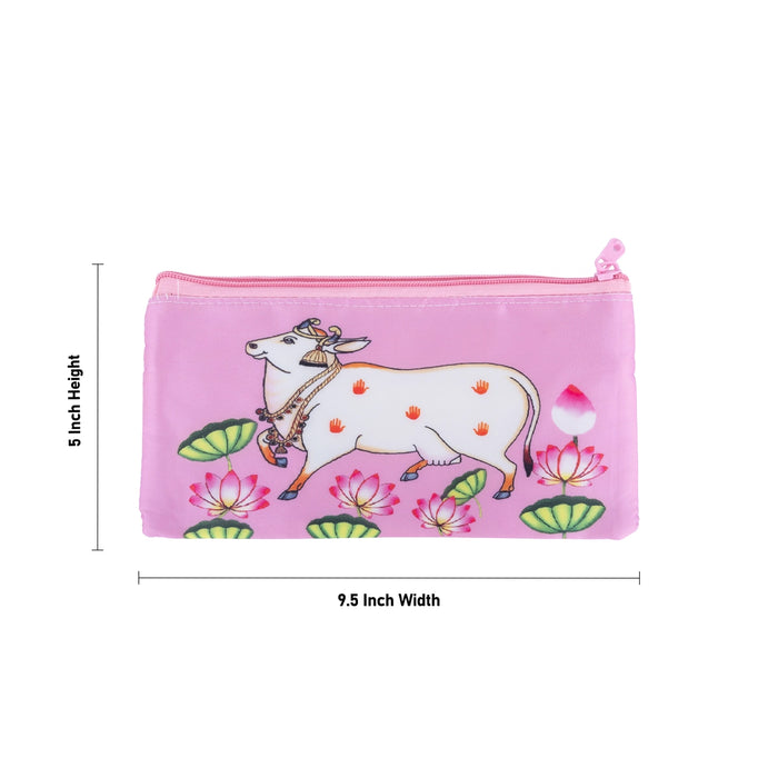 Hand Purse With Zip - 5 X 9.5 Inches | Hand Pouch/ Hand Wallet For Daily Use And Travel Storage