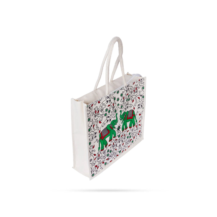 Canvas Bag - 2 Inches | Shopping Bag/ Handbag/ Tote Bag for Women/ Cloth bag For Everyday Use