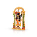 Balaji Murti - 3.5 x 2.25 Inches | Multicolour Stone & Gold Polish Perumal Statue for Worship & Car Decor - Car Stand & Car Accessories