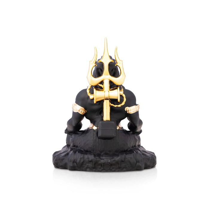 Lord Shankar Sitting On Base Statue - 4 x 2.5 Inches | Resin Idol/ Shiv murti For Worship