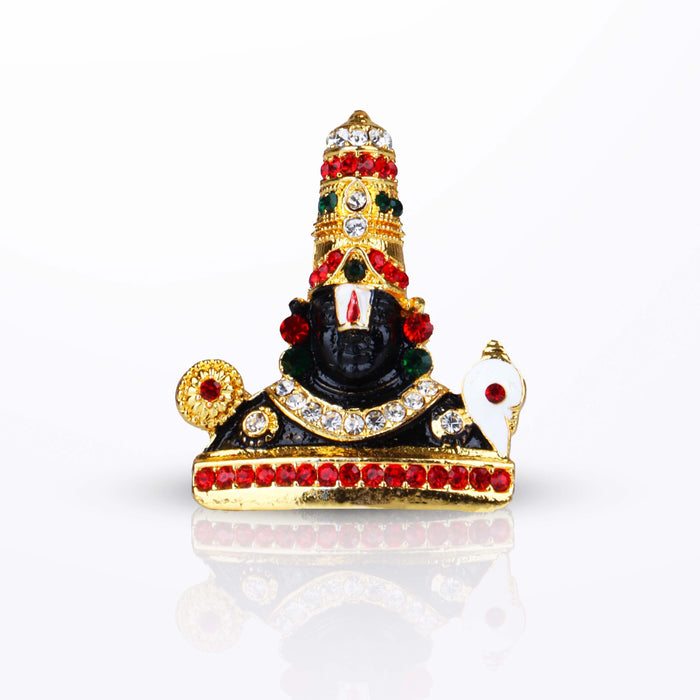 Lord Balaji Idol - Multicolour Stone | Balaji Murti/ Lord Venkateswara Idol for Home Decor