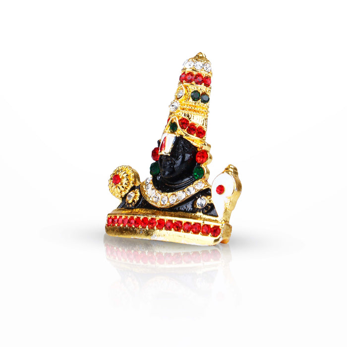 Lord Balaji Idol - Multicolour Stone | Balaji Murti/ Lord Venkateswara Idol for Home Decor