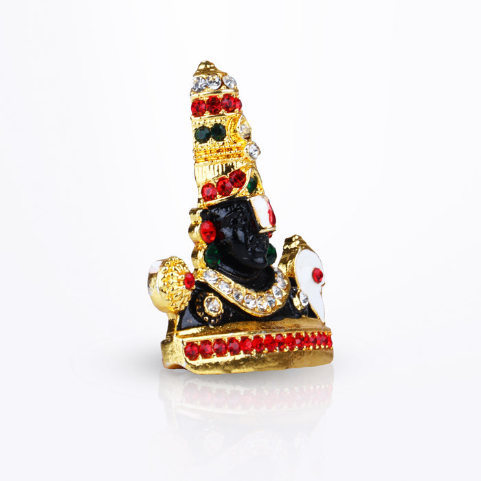 Lord Balaji Idol - Multicolour Stone | Balaji Murti/ Lord Venkateswara Idol for Home Decor