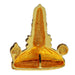 Balaji Statue - 2 x 1.5 Inches | Multicolour Stone Lord Venkateswara Idol for Car Decor - Fibre Murties