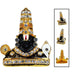 Balaji Statue - 2 x 1.5 Inches | Multicolour Stone Lord Venkateswara Idol for Car Decor - Fibre Murties