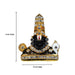 Balaji Statue - 2 x 1.5 Inches | Multicolour Stone Lord Venkateswara Idol for Car Decor - Fibre Murties