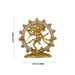 Prince Natraj Statue - 3 X 2.75 Inches | Stone & Gold Antique Nataraja Vigraham/ Natraj Murti For Car Decor - Car Stand & Car Accessories