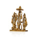 Ram Darbar Murti - 2.5 X 1.75 Inches | Stone & Gold Polish Ram Darbar Idol/ Ram Darbar Statue For Car Decor - Car Stand & Car Accessories