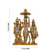 Ram Darbar Murti - 2.5 X 1.75 Inches | Stone & Gold Polish Ram Darbar Idol/ Ram Darbar Statue For Car Decor - Car Stand & Car Accessories