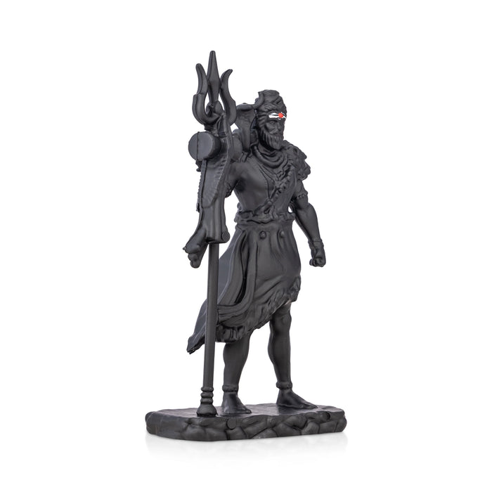 Shivan Standing On Base Murti - 4.5 x 2.5 Inches | Resin Idol/ Lord Mahadev Statue For Pooja