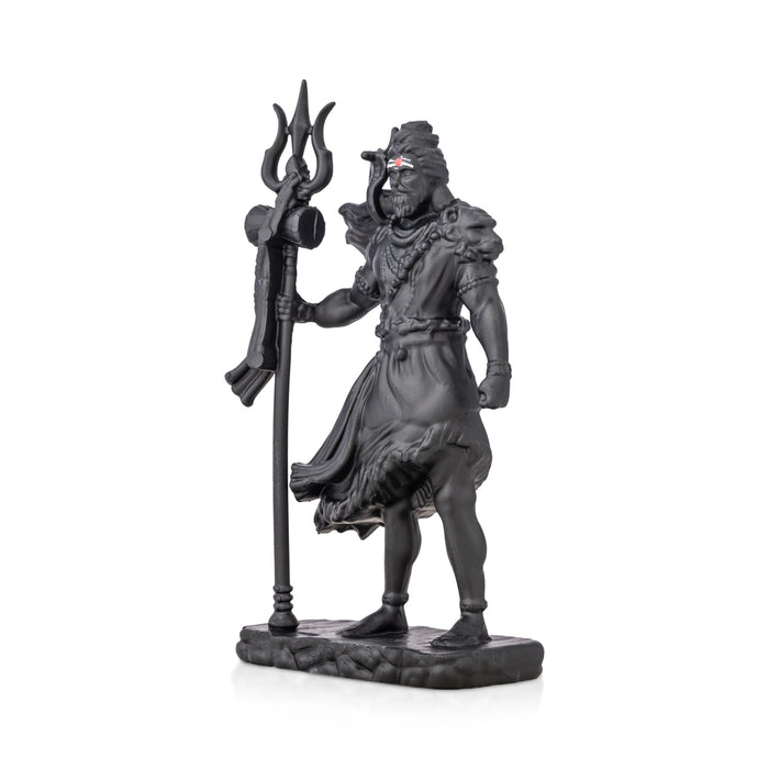 Shivan Standing On Base Murti - 4.5 x 2.5 Inches | Resin Idol/ Lord Mahadev Statue For Pooja