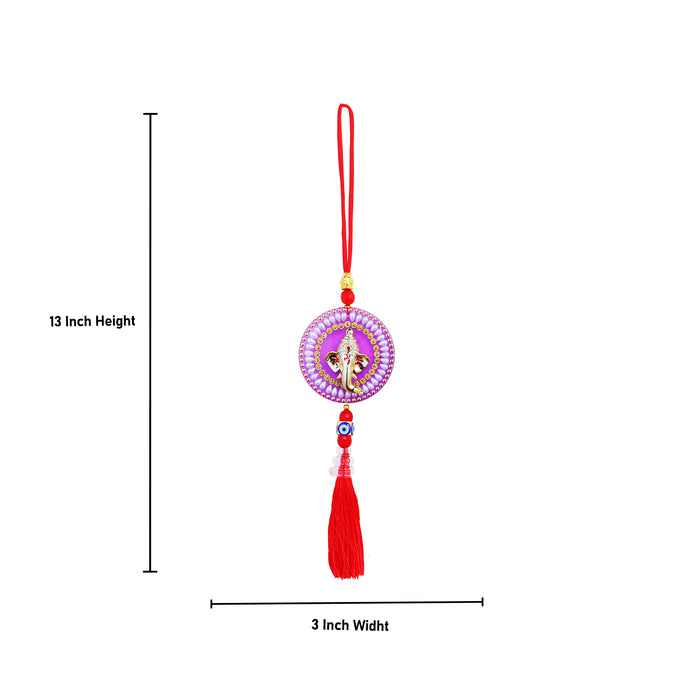 Car Hanging  - 13 x 3 Inches | Car Mirror Hanging/ Car Decorative Accessory/ Assorted Design - Car Stand & Car Accessories