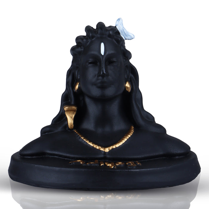 Adiyogi Statue - 3 x 3.5 Inches | Adiyogi Shiva Statue/ Adiyogi Murti/ Adiyogi Fiber for Home Decor