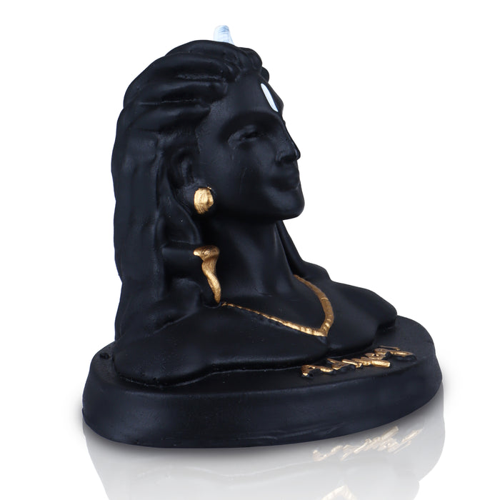 Adiyogi Statue - 3 x 3.5 Inches | Adiyogi Shiva Statue/ Adiyogi Murti/ Adiyogi Fiber for Home Decor