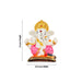 Ganesh Murti - 3 x 2.5 Inches | Marble Dust Idol/ Ganapati Murti/ Vinayagar Statue for Home Decor - Fibre Murties