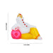 Ganesha Murti - 2.5 x 2 Inches | Resin Idol / Vinayagar Statue / Ganpati Idol for Pooja - Fibre Murties