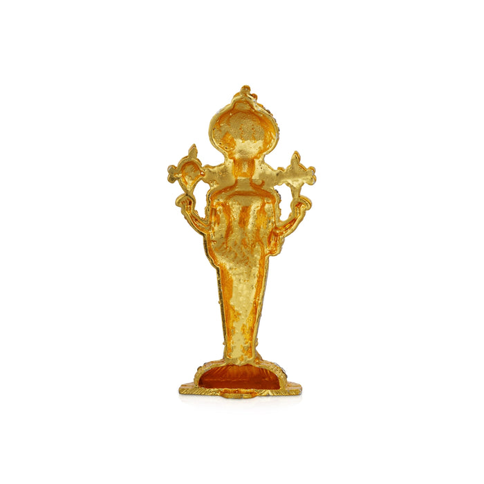 Standing Balaji Murti - 3.5 x 1.5 Inches | Stone Balaji Idol/ Balaji Statue for Home Decor/ 30 Gms Approx