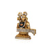 Shiva Statue With Shiv Ling Murti - 2.5 x 2 Inches | Metal Shiv Murti/Antique Gold Polish Shiv Idol for Worship - Gold Polish Murties