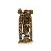 Guruvayurappan Idol - 3.75 x 2 Inches | Metal & Antique Gold Polish Guruvayurappan Statue for Table Top - Aluminium Murties