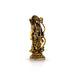 Rama Idol Standing On Base - 3.75 x 1.5 Inches | Metal & Antique Gold Polish Ramar Statue for Home & Table Top - Gold Polish Murties