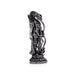 Ayodhya Ramar Standing On Base Murti - 4 x 1.5 Inches | Antique Metal Idol / Ramar Statue for Home & Pooja - Fibre Murties