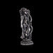 Ayodhya Ramar Standing On Base Murti - 4 x 1.5 Inches | Antique Metal Idol / Ramar Statue for Home & Pooja - Fibre Murties