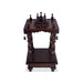 Open Pooja Mandir With Base - 15 X 10 Inches | Puja Stand/ Mandapam/ Wooden Temple For Home And Pooja Room - Home Puja Mandir
