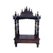 Pooja Mandir With Base - 10 x 15 inches | Puja Stand/ Mandapam/ Wooden Temple For Home And Pooja Room - Home Puja Mandir