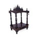 Pooja Mandir With Base - 10 x 15 inches | Puja Stand/ Mandapam/ Wooden Temple For Home And Pooja Room - Home Puja Mandir