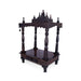 Pooja Mandir With Base - 10 x 15 inches | Puja Stand/ Mandapam/ Wooden Temple For Home And Pooja Room - Home Puja Mandir