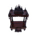 Pooja Mandir With Base - 10 x 15 inches | Puja Stand/ Mandapam/ Wooden Temple For Home And Pooja Room - Home Puja Mandir