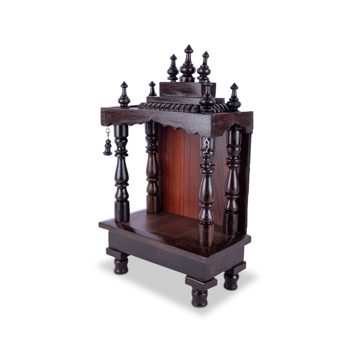 Mandir With Leg - 14.5 x 8 x 10 x 8.5 Inches | Wooden Mandir/ Puja Mandapam/ Wooden Temple for Home