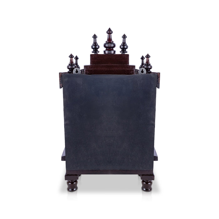Mandir With Leg - 14.5 x 8 x 10 x 8.5 Inches | Wooden Mandir/ Puja Mandapam/ Wooden Temple for Home