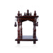 Pooja Mandir With Base - 8.5 x 5 Inches | Base 5 x 5 Inches/ Wooden Puja Stand/ Open Type Wooden Temple for Home - Home Puja Mandir