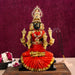 Kanchi Kamatchi Amman Statue with Decoration - 18 x 10 Inches | Resin Statue/ Kamakshi Idol for Pooja - Fibre Murties