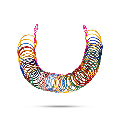 Glass Bangle Garland | Valayal Malai/ Garland With Bangles/ Valaiyal Maalai for Deity - Neck & Body Accessories
