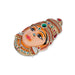 Stone Decorative Amman Face - 9 x 5 Inches | Paper Mache Devi Face/ Ammavari Face for Deity Decor - Head & Face Accessories