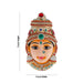 Stone Decorative Amman Face - 9 x 5 Inches | Paper Mache Devi Face/ Ammavari Face for Deity Decor - Head & Face Accessories