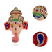 Stone Decorative Ganesha Face - 11 x 7.5 Inches | Ganpati Face/Paper Mache Decorative Face for Ganesh Chaturthi - Head & Face Accessories